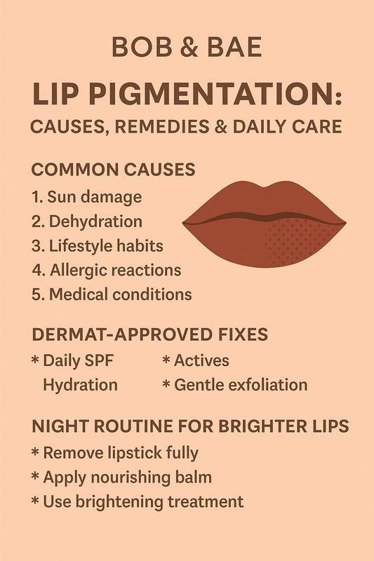 Lip Pigmentation in India: Causes & Dermat-Approved Fixes