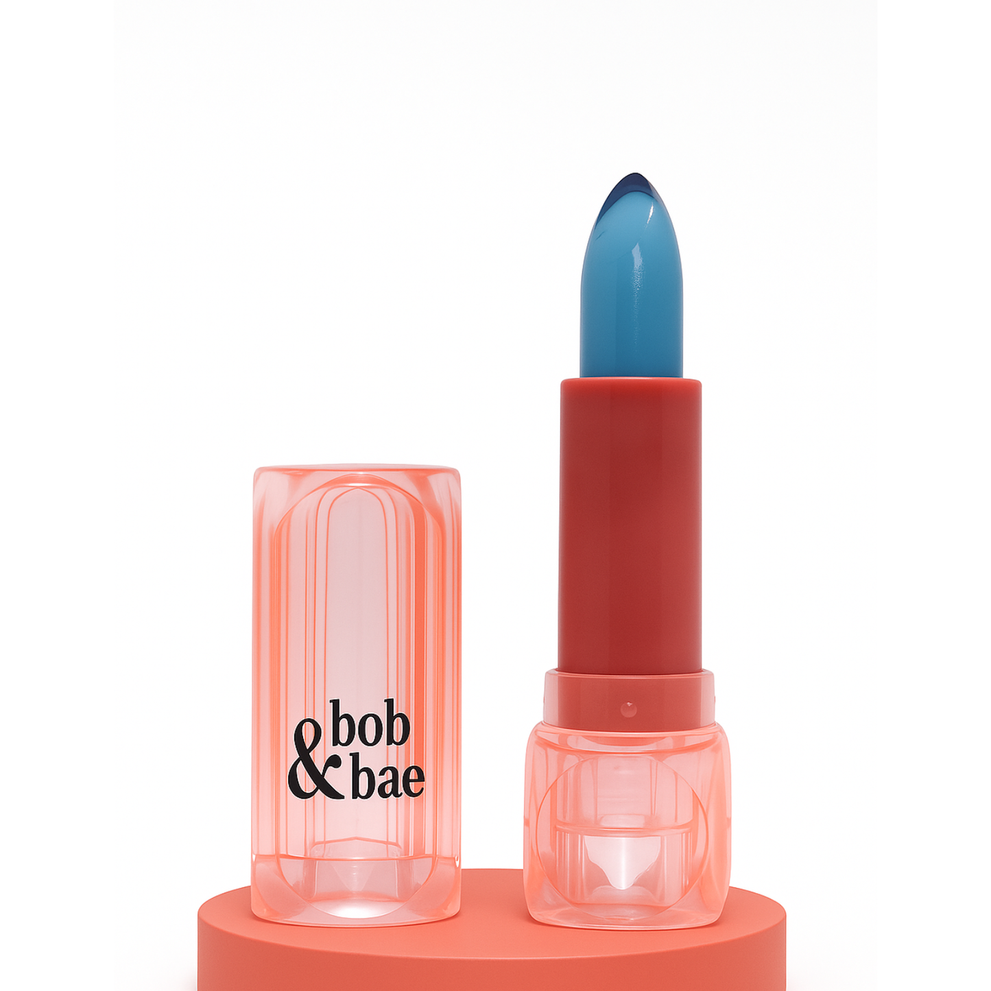 Bob & Bae Cotton Candy pH Lipstick - Blueberry Bae | Colour Changing Lipstick + Build-a-Blush | pH Balanced Hydrating Lip Tint | Glides Smooth & Adapts to You | All-Day Tint – 3.5g