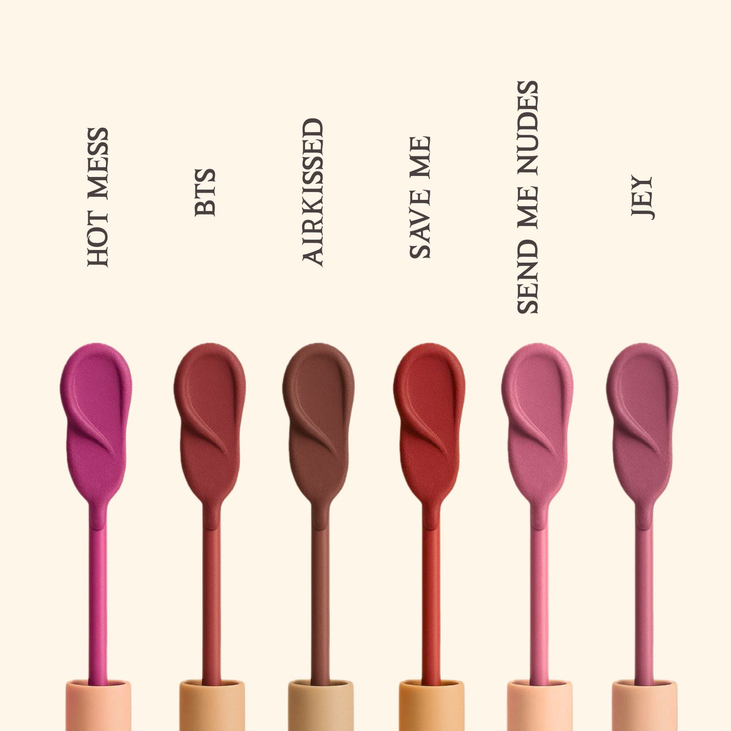 Bob & Bae Whipped Lipstick - SEND ME NUDES with Kojic Acid| Viral Korean Mousse Lipstick | Matte Finish & Long Lasting | Lip & Cheek Tint | Superlight & Transferproof - 5.5 ml