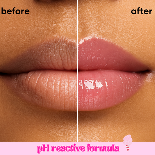 Bob & Bae Cotton Candy pH Lipstick - Blueberry Bae | Colour Changing Lip Balm + Build-a-Blush | pH Balanced Hydrating Lip Tint | Glides Smooth & Adapts to You | All-Day Tint – 3.5g