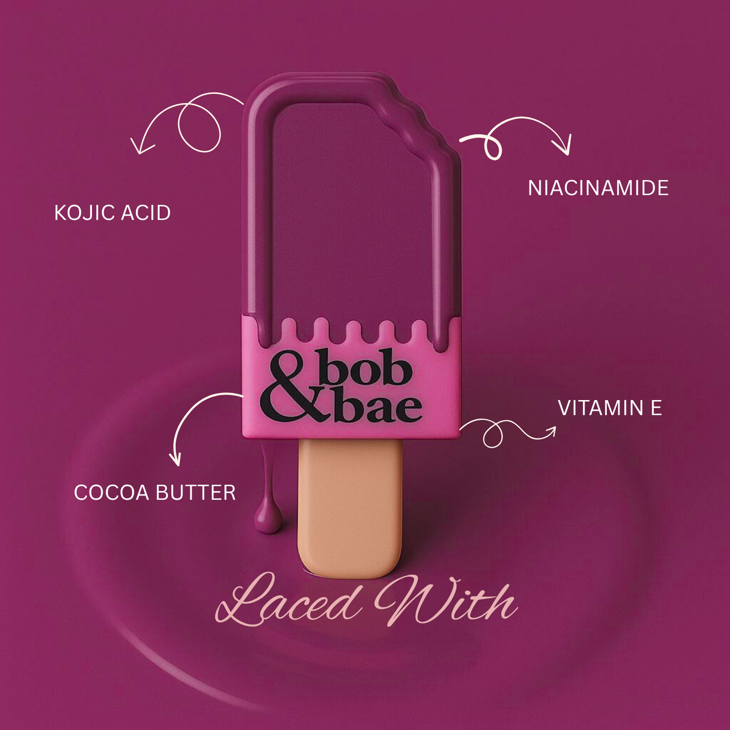 Bob & Bae Whipped Lipstick - HOT MESS with Kojic Acid| Viral Korean Mousse Lipstick | Matte Finish & Long Lasting | Lip & Cheek Tint | Superlight & Transferproof - 5.5 ml
