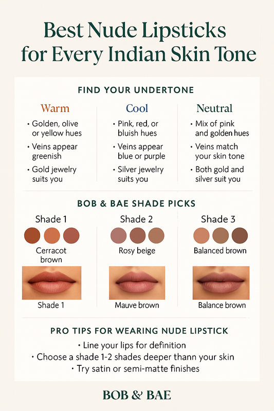 Best Nude Mousse Lipsticks for Indian Skin Tones (2025 Guide)