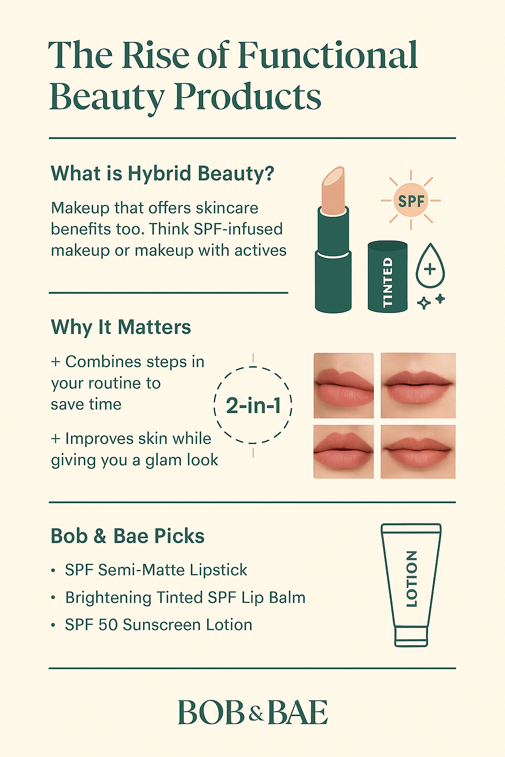 Functional Beauty – Makeup + Skincare Hybrid Trend