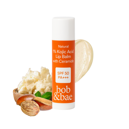 Lip Brightening Balm with SPF 50+ & 1% Kojic Acid, Ceramide & Peptide