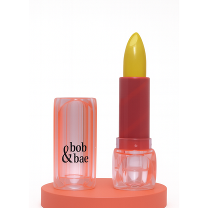 Bob & Bae Cotton Candy pH Lipstick - Mango Madness | Colour Changing Lip Balm + Build-a-Blush | pH Balanced Hydrating Lip Tint | Glides Smooth & Adapts to You | All-Day Tint – 3.5g