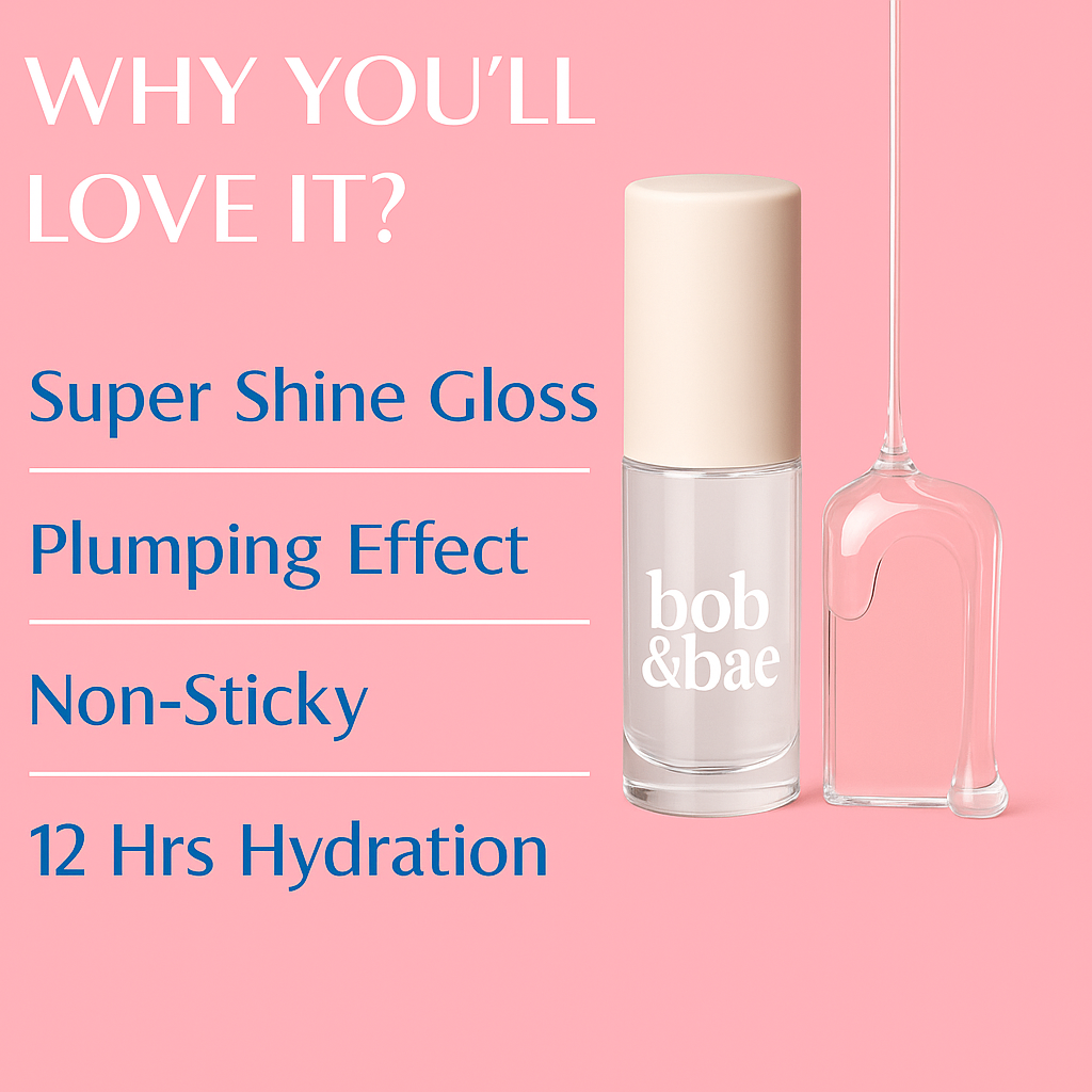 Super Shine Lip Gloss – Hyaluronic Acid & Niacinamide | Superlight & Non-Sticky