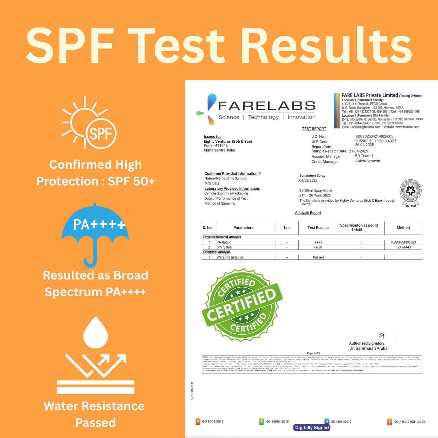 SPF 50+ PA++++ Sunscreen Collection | Stick, Spray & Lotion | No White Cast