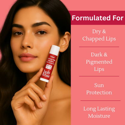 Lip Brightening Balm with SPF 50+ & 1% Kojic Acid, Ceramide & Peptide