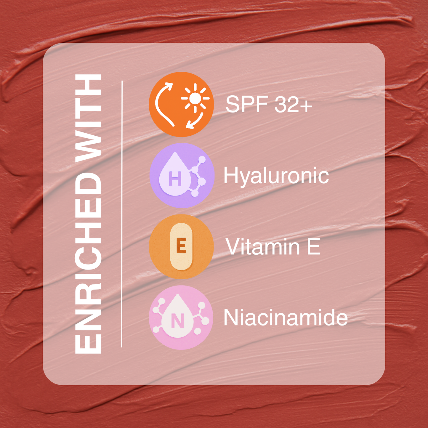SPF Semi-Matte Liquid Lipstick with SPF 32+, Kojic Acid & Hyaluronic Acid | Long-Lasting 12H Wear