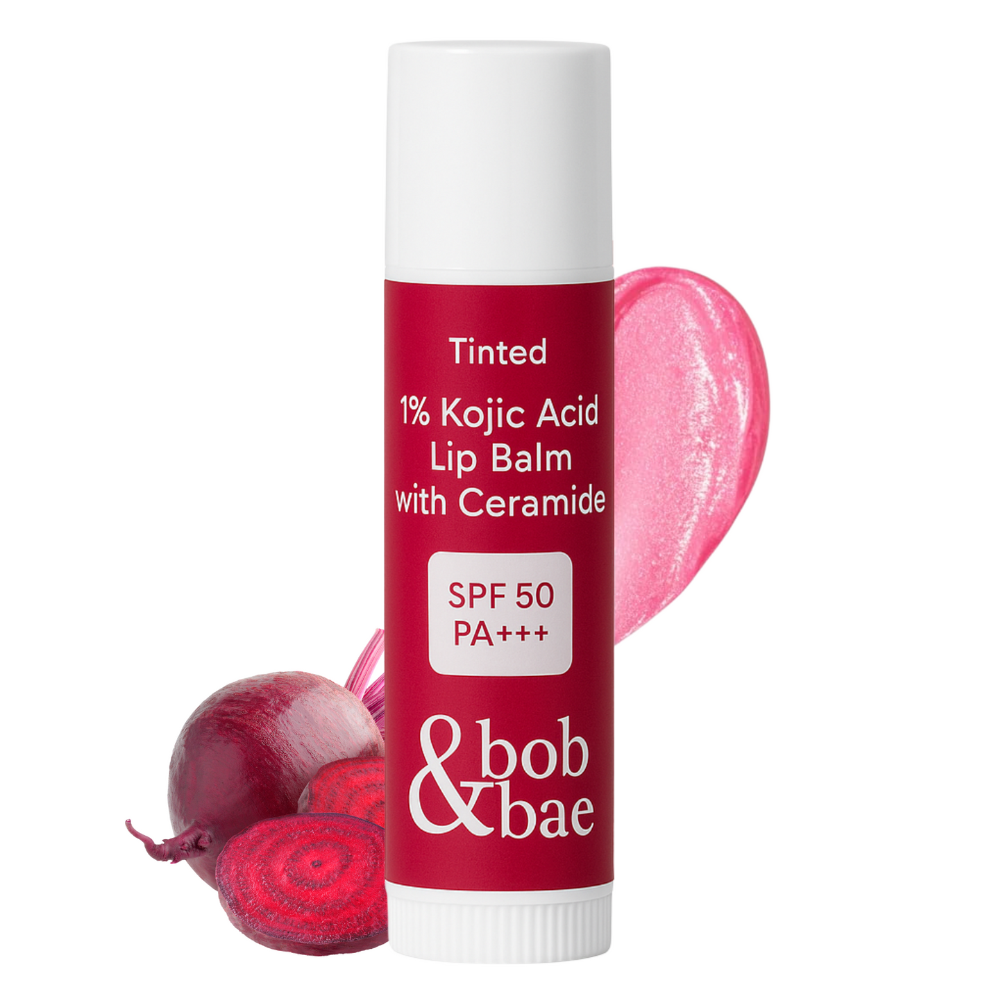 Lip Brightening Balm with SPF 50+ & 1% Kojic Acid, Ceramide & Peptide