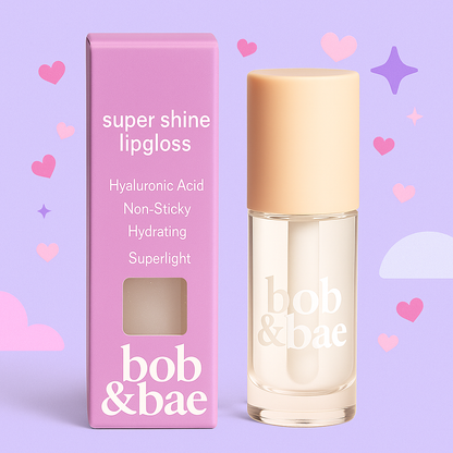 Super Shine Lip Gloss – Hyaluronic Acid & Niacinamide | Superlight & Non-Sticky