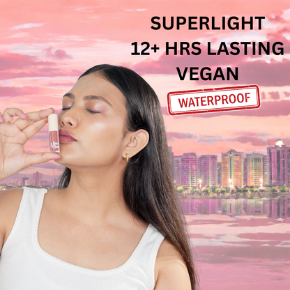SPF Semi-Matte Liquid Lipstick with SPF 32+, Kojic Acid & Hyaluronic Acid | Long-Lasting 12H Wear