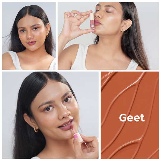 SPF Semi-Matte Liquid Lipstick with SPF 32+, Kojic Acid & Hyaluronic Acid | Long-Lasting 12H Wear