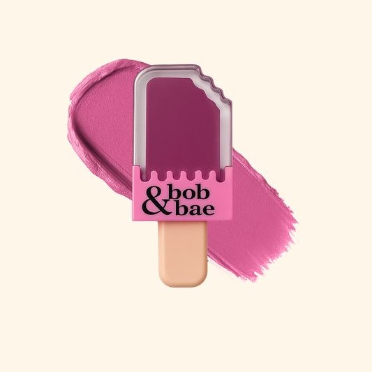 Bob & Bae Whipped Lipstick - HOT MESS with Kojic Acid| Viral Korean Mousse Lipstick | Matte Finish & Long Lasting | Lip & Cheek Tint | Superlight & Transferproof - 5.5 ml