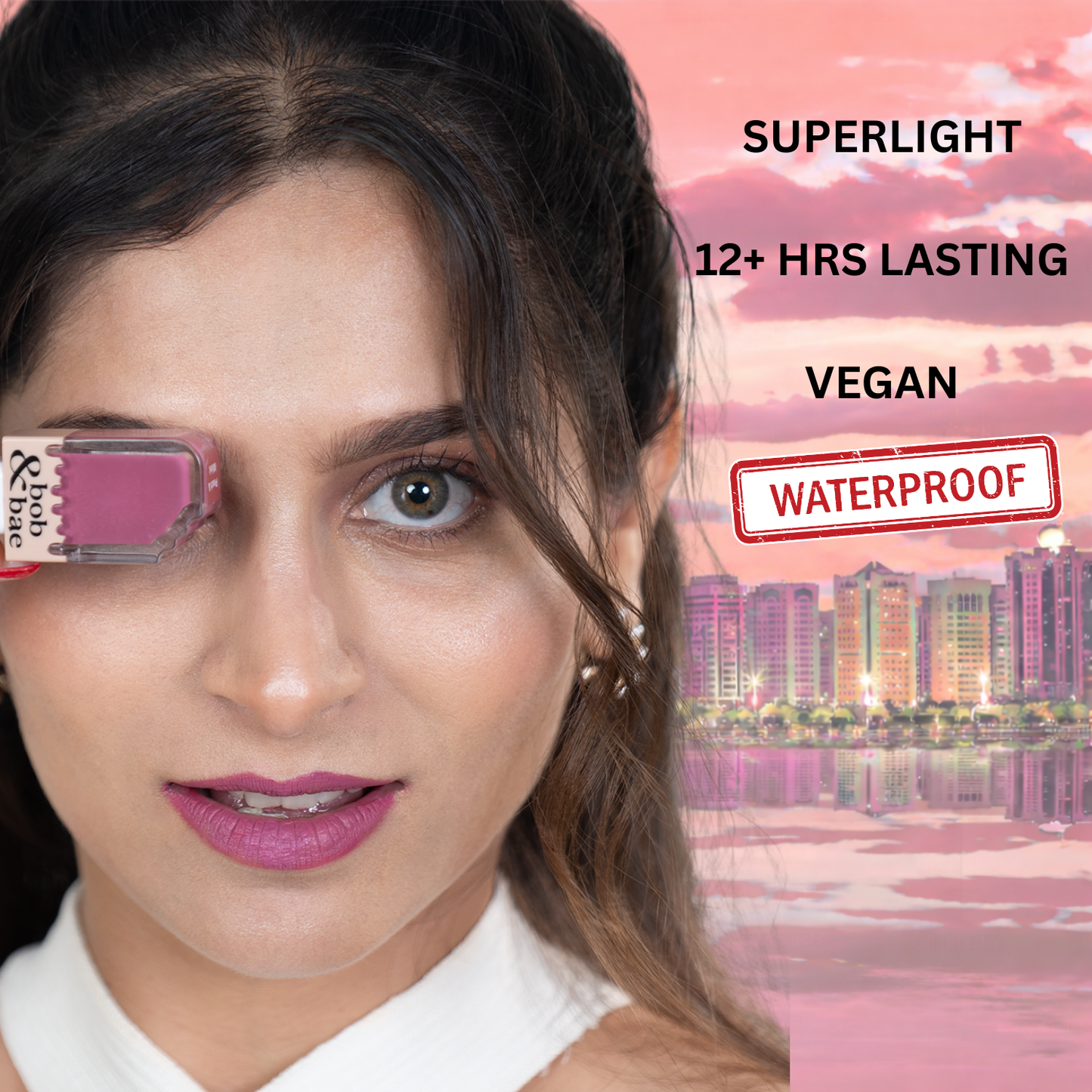 SPF Semi-Matte Liquid Lipstick with SPF 32+, Kojic Acid & Hyaluronic Acid | Long-Lasting 12H Wear