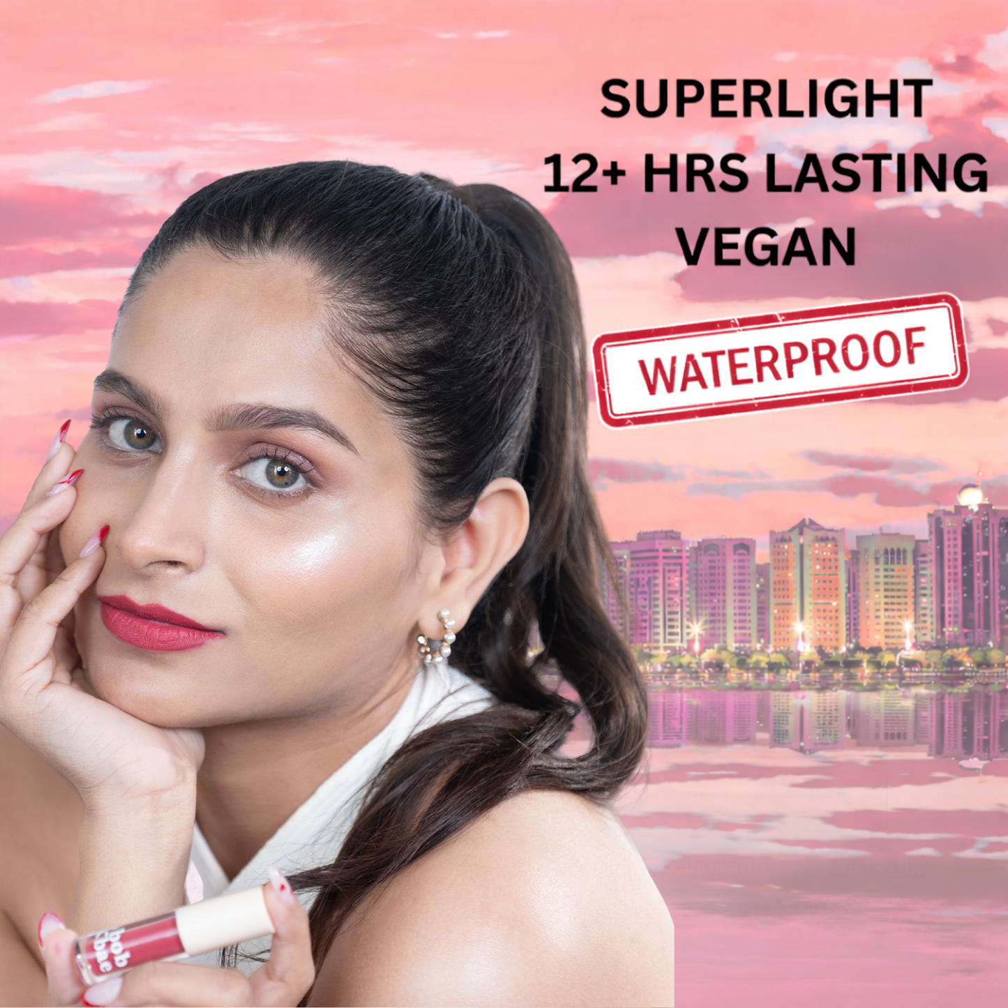 SPF Semi-Matte Liquid Lipstick with SPF 32+, Kojic Acid & Hyaluronic Acid | Long-Lasting 12H Wear