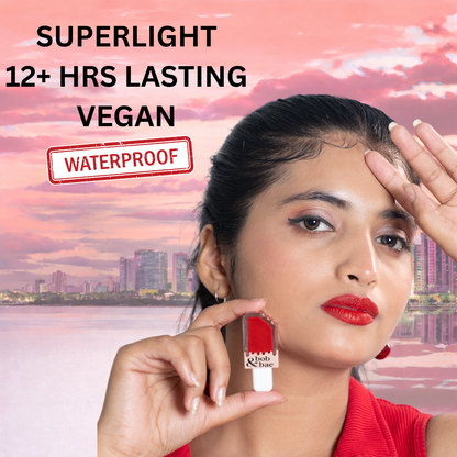 SPF Semi-Matte Liquid Lipstick with SPF 32+, Kojic Acid & Hyaluronic Acid | Long-Lasting 12H Wear