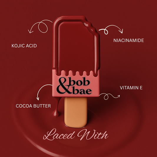 Bob & Bae Whipped Lipstick - SAVE ME with Kojic Acid| Viral Korean Mousse Lipstick | Matte Finish & Long Lasting | Lip & Cheek Tint | Superlight & Transferproof - 5.5 ml