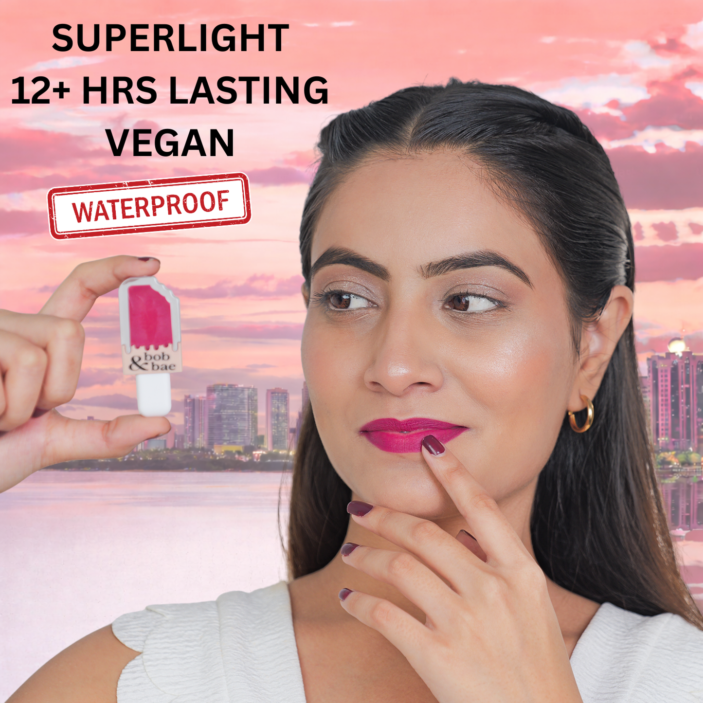 SPF Semi-Matte Liquid Lipstick with SPF 32+, Kojic Acid & Hyaluronic Acid | Long-Lasting 12H Wear
