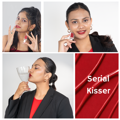 SPF Semi-Matte Liquid Lipstick with SPF 32+, Kojic Acid & Hyaluronic Acid | Long-Lasting 12H Wear