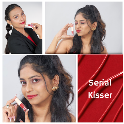 SPF Semi-Matte Liquid Lipstick with SPF 32+, Kojic Acid & Hyaluronic Acid | Long-Lasting 12H Wear