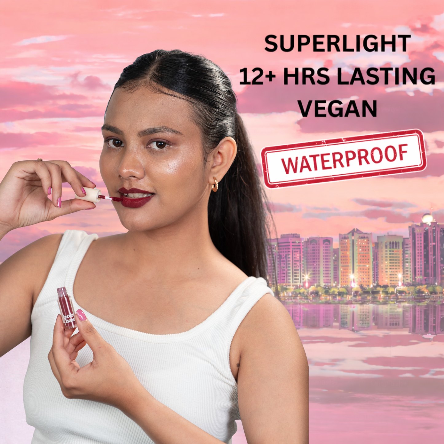 SPF Semi-Matte Liquid Lipstick with SPF 32+, Kojic Acid & Hyaluronic Acid | Long-Lasting 12H Wear